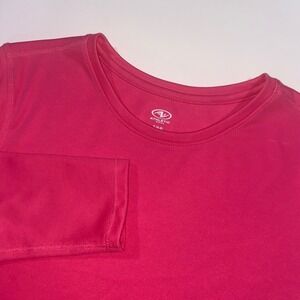 Athletic Works Womens Long Sleeve Performance T-Shirt Pink Size S 4-6 Activewear
